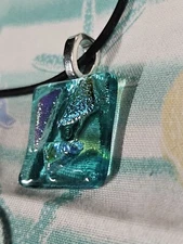 Stunning Seaglass Pendant Handmade In Key West By Johnathon Craft