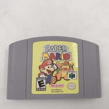Paper Mario - Nintendo 64 (N64) Exclusive release Rare find Collector's item