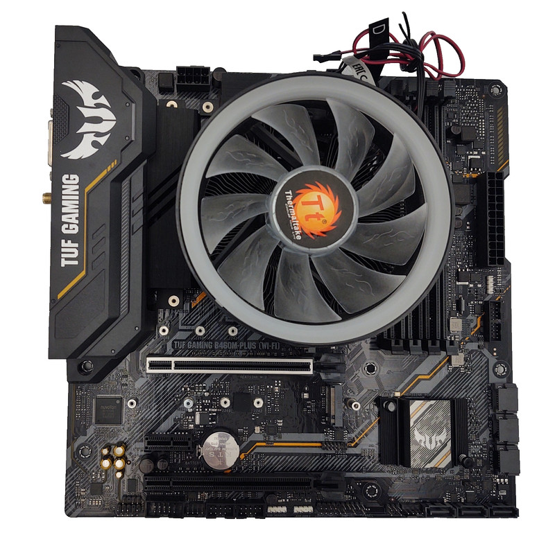 ASUS TUF GAMING B460M-PLUS WiFi Motherboard W/ i7-10700F CPU + CPU FAN RGB