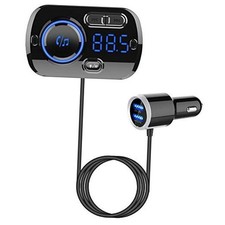 Bluetooth FM Transmitter for Car, Wireless Radio Adapter Car Music BC49BQ