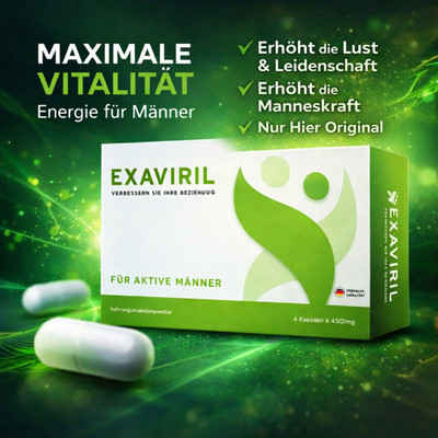 Exaviril Kapseln 4 Stück Libido Steigere deine Manneskraft. Nur Hier Original !!