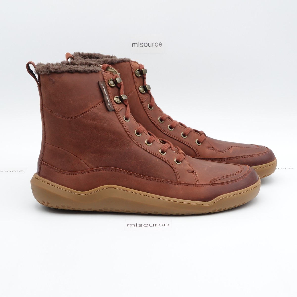 Vivobarefoot Gobi Men's Warmlined Lined Leather Barefoot Boots