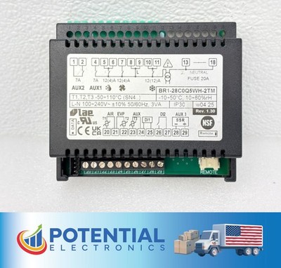 Pre Owned | Lae Electronic BR1-28C0Q5WH-2TM Refrigeration/HVAC Controller - BLK