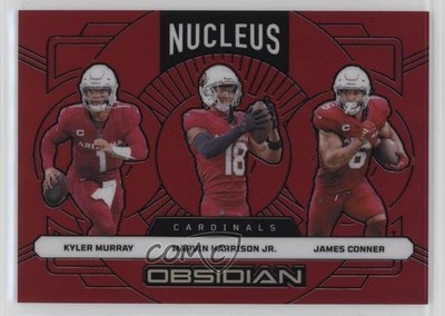 2024 Panini Obsidian Nucleus Red /75 Kyler Murray James Conner #6 Rookie RC 9v7
