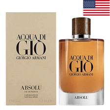 Acqua Di Gio Absolu 4.2 oz EDP by Giorgio Armani for Men New in Box Cologne