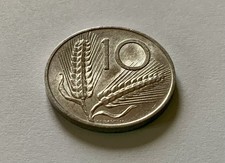 Italia Repubblica  10 Lire Spiga 1955
