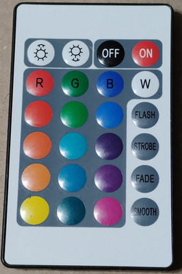 Replacement Remote LED Lighting Flash Strobe Fade Smooth Settings  White New
