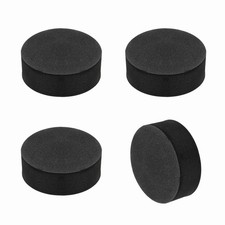 4Pcs Speaker Isolation Pads, 55mmx20mm Black Round EVA Acoustic Foam Pads Feet