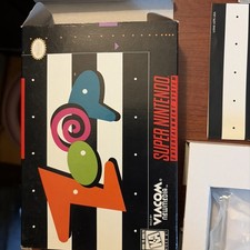 Super Nintendo Zoop 1995 with Box and Instructions No Game