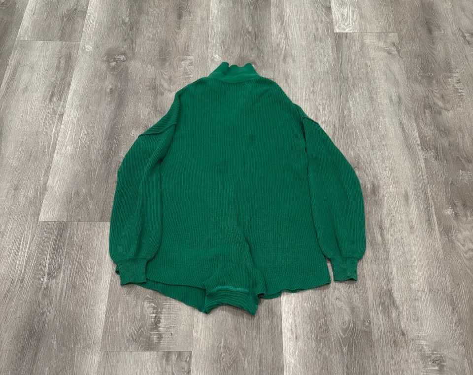 Free People FP Playa Picnic Suéter Vestido Body Traje Lino Tejido Verde Para Mujer XS Foto 2 de 4