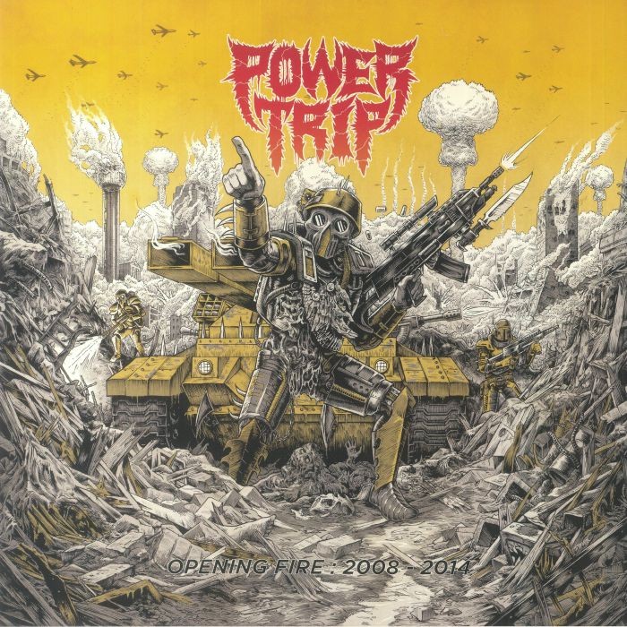 POWER TRIP - Opening Fire: 2008-2014 - translucent green vinyl LP + insert