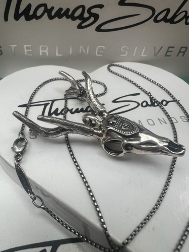 Thomas Sabo Kette & Rebel At Heart Skull Hirsch 🦌 Anhänger Rarität - Bild 4 von 5