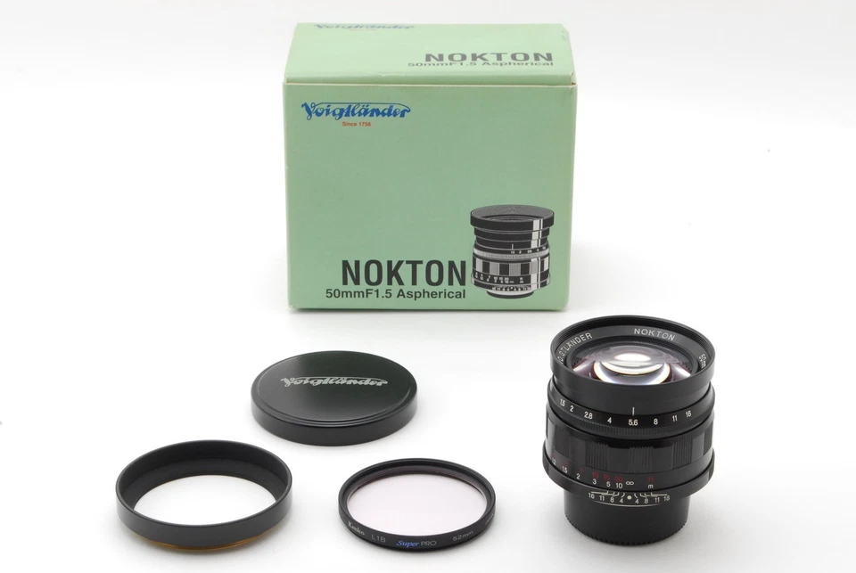 [Casi COMO NUEVO+ en caja] Voigtlander NOKTON 50 mm f/1,5 LTM MF asférico JAPÓN Foto 2 de 4