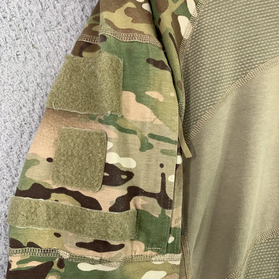 Army Combat Shirt Flame Resistant Mens Medium Multicam Tactical Military Camo US - Image 4 of 4