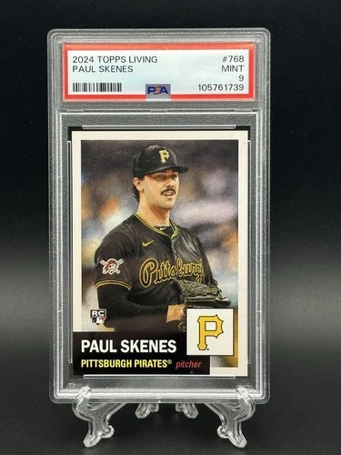 Paul Skenes (RC) #768 2024 Topps Living Set Pittsburg Pirates PSA 9