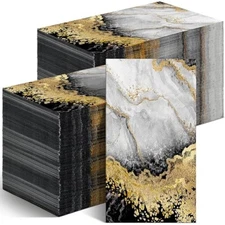 200 pcs marble guest napkins 2 ply disposable guest bathroom paper nap