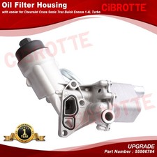 Oil Filter Housing with cooler for Chevrolet Cruze Sonic Trax Buick Encore 1.4L