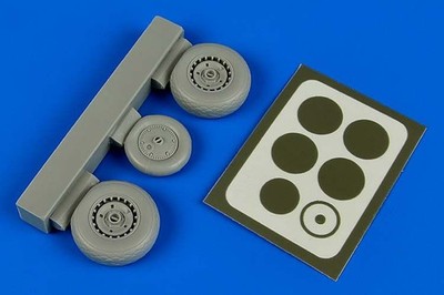 Aires 4676 - 1:48 Me 262A/B wheels &paint masks f.HobbyBos  - Neu
