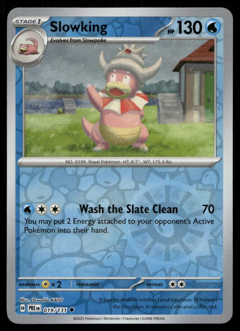 Slowking (Master Ball Pattern) Uncommon SV: Prismatic Evolutions 019/131 NM