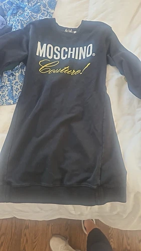 abito felpa moschino donna xs ottime condizioni