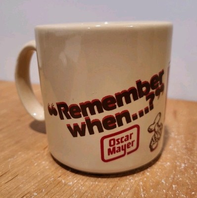 OSCAR MAYER   ''Remember When ...?''  COFFEE MUG   Made In England  HTF