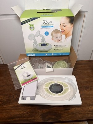 New-Open Box - Pure Expressions Dual Channel Electric Breast Pump BPA Free 
