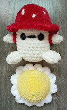 Crochet Handmade Amigurumi Mushroom with Chan...