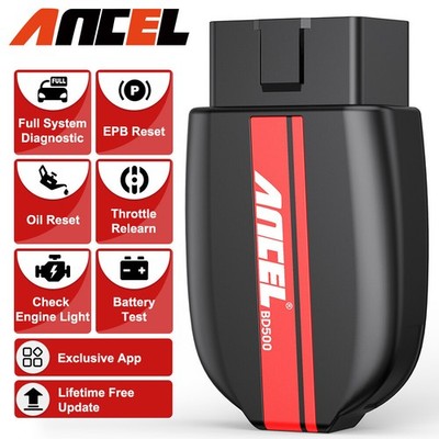 ANCEL BD500 ALL SYSTEM OBD2 Scanner ABS SRS EPB OIL Car Diagnostic Tool for VAG