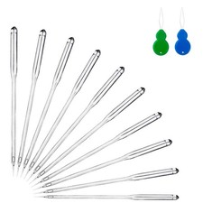 Universal Sewing Needles Variety Pack, 50PCS 5 Size 9/11/14/16/18 with 2 Need...