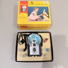 Vintage Kodak Brownie Starflash Film Camera In Original Box, Collectible, Nice 