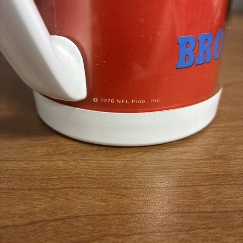 🏈 VINTAGE 1976 NFL DENVER BRONCOS THERMO SERV PLASTIC CUP/MUG -MADE IN USA -VGC - Picture 7 of 11