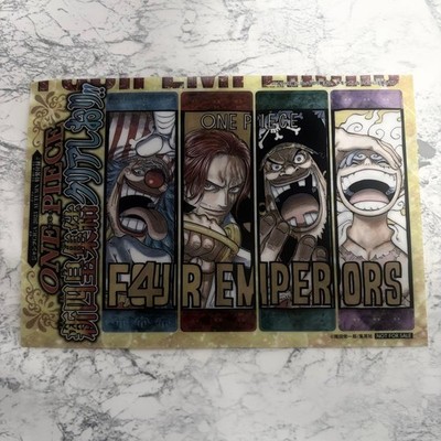 One Piece Four Emperors Clear Bookmark Jump GIGA 2023 Autumn Special Insert