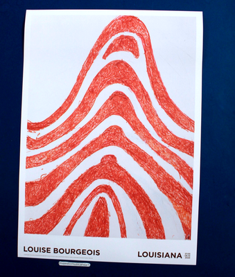 LOUISE BOURGEOIS EXHIBITION POSTER | eBay