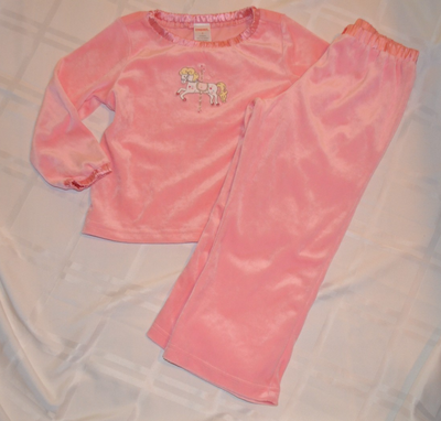 Gymboree LaBelle Epoque Top & Pants Pajamas Carousel Horse 2 Pc