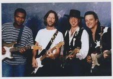 Robert Cray - Eric Clapton - Stevie Ray and Jimmie Vaughan Re-Print 4x6 907