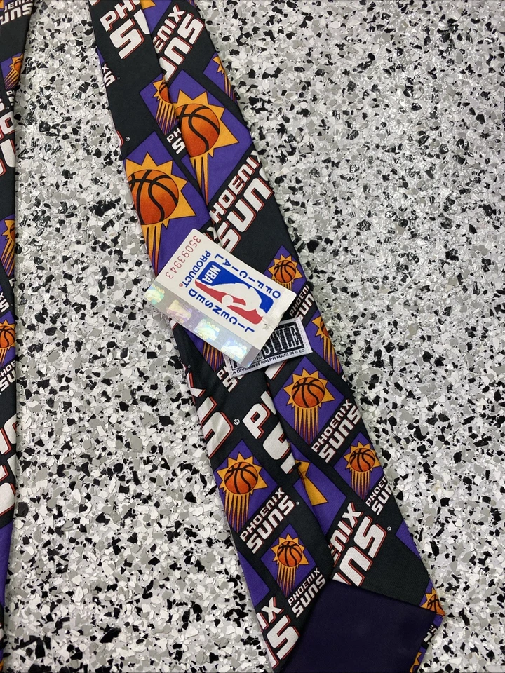Corbata de Colección Phoenix Suns Baloncesto Deportes NBA Hecha en EE. UU. 100% Seda NUEVA Foto 3 de 3