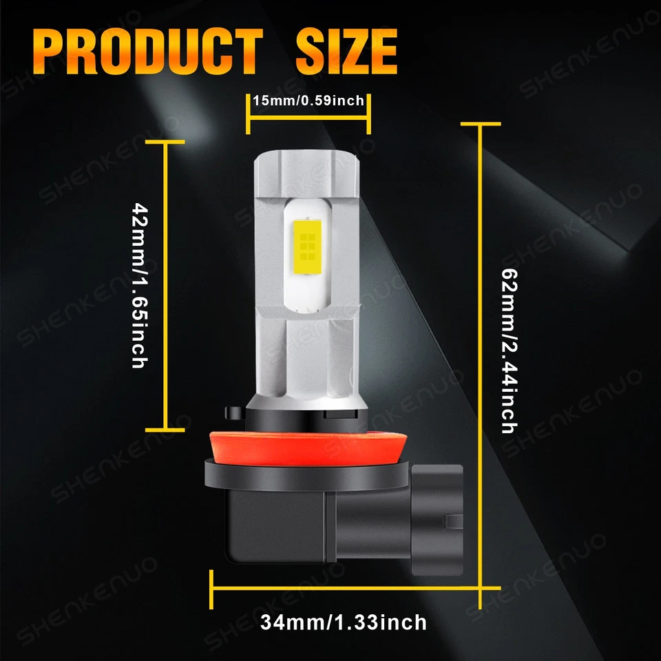 Combo de faros LED de haz alto/bajo para Kia Sorento 2011-2015 2016 2X Foto 4 de 4