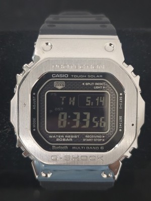 Casio G-Shock Digital Stainless Steel Resin Band GMWB5000-1