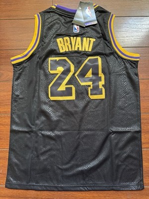 Nike Youth XL Lakers Kobe Bryant Swingman Jersey Black Mamba 8 24