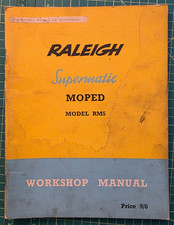 Raleigh RM5 Supermatic Workshop Manual  Vintage