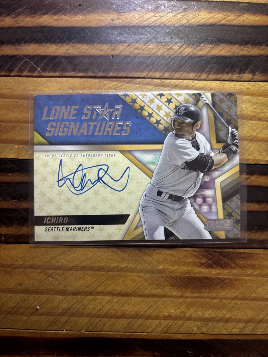 Ichiro Suzuki Seattle Mariners Baseball Autographed Sports Trading