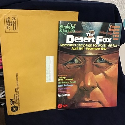 Stately & Tactics #87- The Desert Fox- Complete & Unpunched