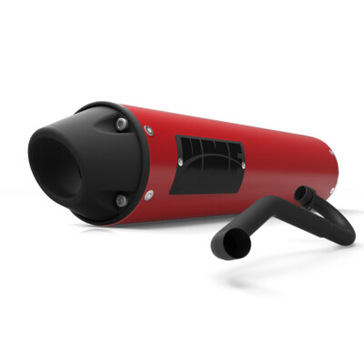 HMF for Yamaha Raptor 125 2011-2013 Candy Red Blackout Full Exhaust 041674606992