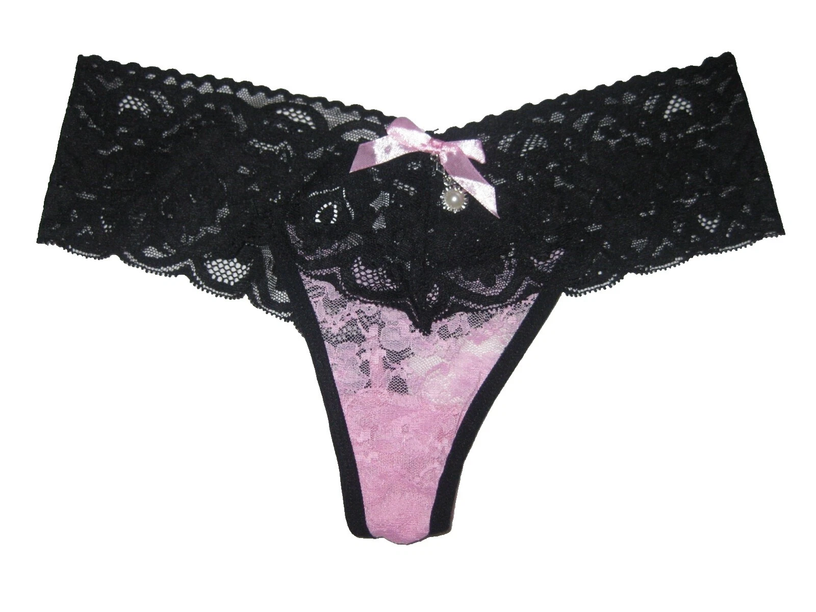 黑色涤纶碎花内裤女