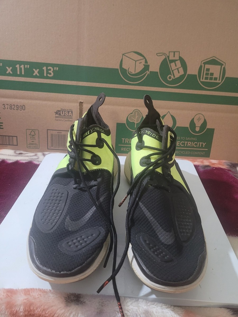 NIKE JOYRIDE CC3 SETTER Sneaker Mens Sz 13 Black Volt Oatmeal