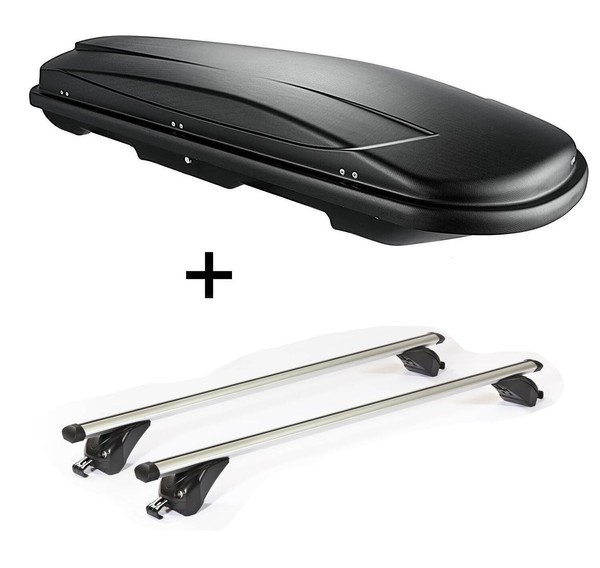 Dachbox JUXT600L +DachträGer KING1 FüR FüR Audi A3 8VA Sportback 5TüR Ab 13-image