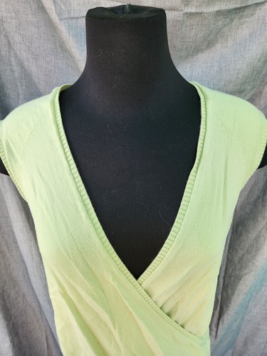 Ann Taylor LOFT Sweater Vest Light Green Scoop Neck Sleeveless Womens Size M - Picture 2 of 10