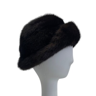Vintage Kakas Fur Company Women's Brown Mink Fur Ranch Hat Cap | eBay