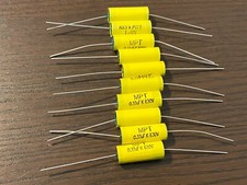 Qty 25 New .33 uf 630v Yellow Film Capacitors Guitar Tube Amp Tone 334K 0.33 uf