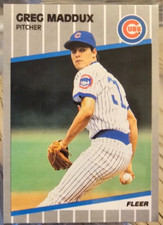 1989 Fleer Greg Maddux #431 Atlanta Braves